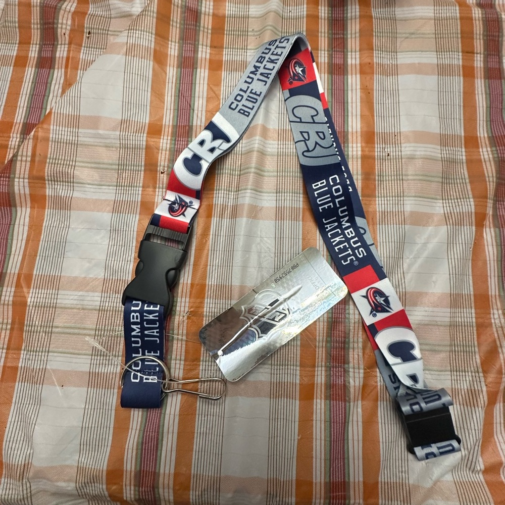 Columbus Blue Jackets Lanyard Official NHL Gear